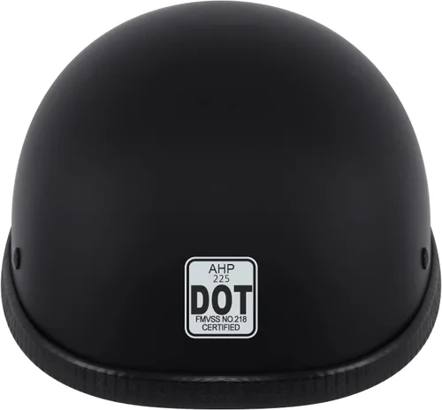 Miniatura 4 de Beanie - Casco de motocicleta aprobado por DOT, casco de media cara para adultos, casco de media cara para crucero, scopper, ciclomotor