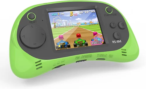 Juegos de mano para niños, videojuego retro de 16 bits con 220 juegos electrónicos HD, juego de viaje portátil IPS de 2.5 pulgadas, regalos para