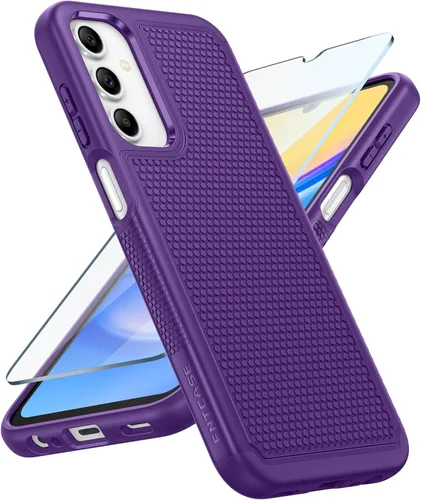 Miniatura 58 de FNTCASE Funda para teléfono Galaxy A14-5G: protección contra caídas de grado militar Samsung A14 5G, probada contra caídas de 14 pies, protector