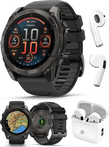 Miniatura 23 de PlayBetter Garmin Fenix 8 AMOLED Sapphire (43mm, Titanio DLC gris carbón) Reloj inteligente multideporte GPS con pantalla AMOLED de zafiro