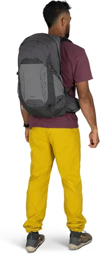 Miniatura 9 de Osprey Talon 22L Mochila de senderismo ligera para hombre, mochila pequeña para viajes y campamento, gris fantasma/carbón oscuro