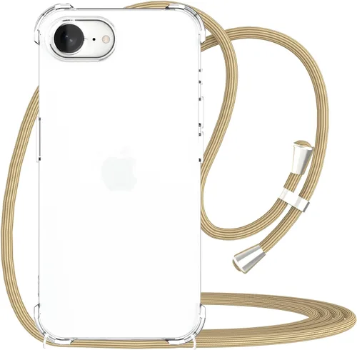 Miniatura 7 de Funda cruzada para iPhone 13 Mini, transparente, ajustable, para el hombro, correa de cordón, para mujeres y niñas, funda protectora delgada suave