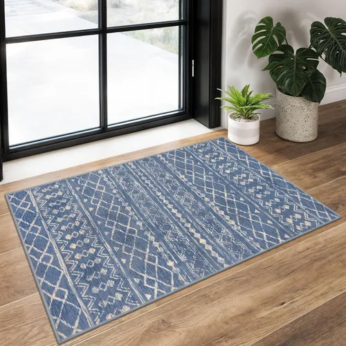 Miniatura 80 de KUTA Alfombras Boho para pasillos de 2.6x10 pies, alfombra de pasillo marroquí lavable, antideslizante, vintage, gris, alfombras de cocina, ultra
