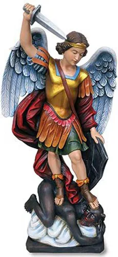 Miniatura 5 de Avalon Gallery Estatuas - Colección Val Gardena Escultura Católica Inspiradora Decoración de Iglesia, 53 pulgadas de alto, Nuestra Señora de Gudalupe