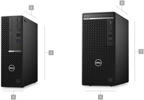 Miniatura 2 de Dell Optiplex 5090 SFF Desktop Core i5-10500 - Disco duro SSD de 512 GB - 16 GB de RAM 6 núcleos @ 4.5 GHz Win 11 Pro Negro (renovado)