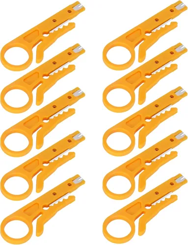 Miniatura 7 de Mini pelacables, pelacables de red, cortador de perforación para cable de alambre de red, pelacables de categoría 5e, necesidades diarias
