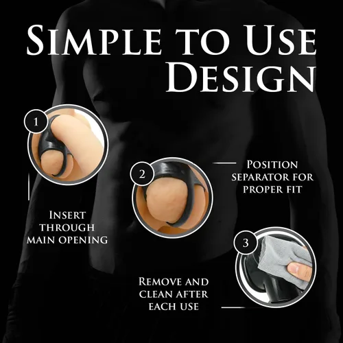 Miniatura 6 de Potenciador de erección Master Series Annex divisor de estilo T