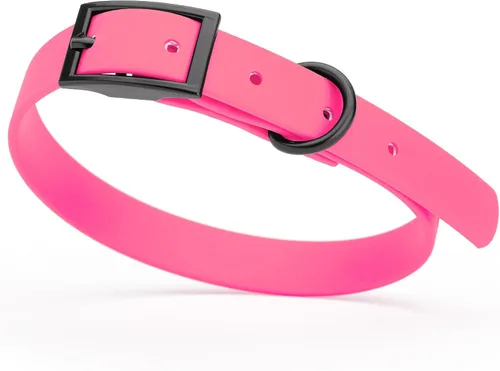Miniatura 48 de Dogline Biothane - Collar impermeable para perro con hebilla de liberación rápida, resistente cincha de nailon recubierta con resistente y a prueba