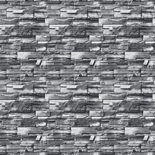 Miniatura 9 de Timeet Papel tapiz de ladrillo gris para despegar y pegar, papel tapiz autoadhesivo de 17.7 x 197 pulgadas, papel de contacto de ladrillo Gris 2