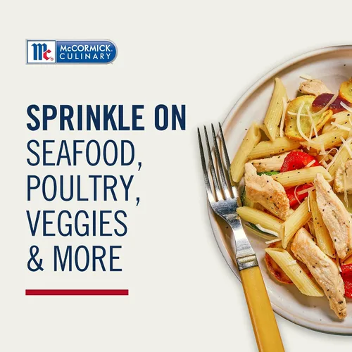 Miniatura 8 de McCormick Culinary Sal de condimento de limón y pimienta, 28 onzas, un recipiente de 28 onzas de condimento de limón y pimienta, perfecto