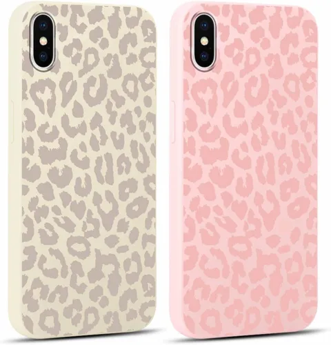 Miniatura 64 de Paquete de 2 Fundas de Teléfono Bonitas con Estampado de Guepardo para Apple iPhone 13 Pro Max de 6.7 Pulgadas, Fundas de Diseño