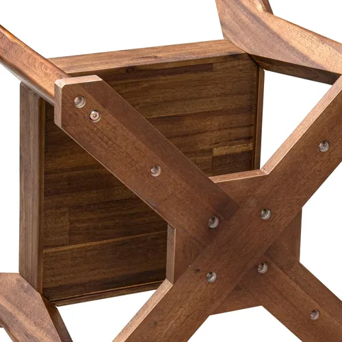 Miniatura 6 de I8SI7-40N-04 - Juego de comedor de 7 piezas para 6 personas, contiene una mesa redonda de 48 pulgadas con pedestal y 6 sillas Parson de tela