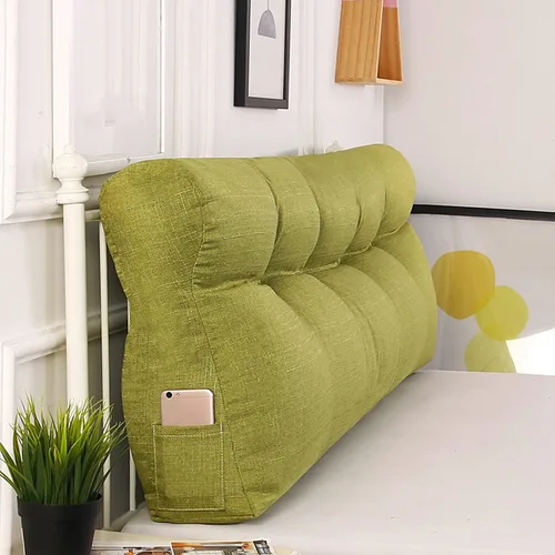 Miniatura 15 de Almohada lumbar rectangular perfecta, almohada grande para cabecero, soporte de posicionamiento de cama, cojín de cabecera de lectura para cama