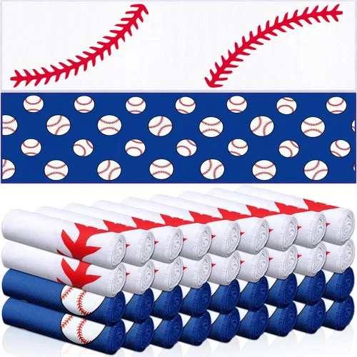 Miniatura 30 de FuWeave Paquete de 12 toallas de enfriamiento de béisbol para equipos deportivos, regalos de 40 x 12 pulgadas, toallas de enfriamiento deportivas