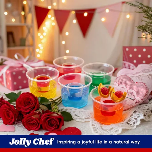 Miniatura 6 de JOLLY CHEF 100 vasos de bombardero desechables, vasos de plástico transparente de 4 onzas, altamente duraderos y reutilizables, perfectos para tomas