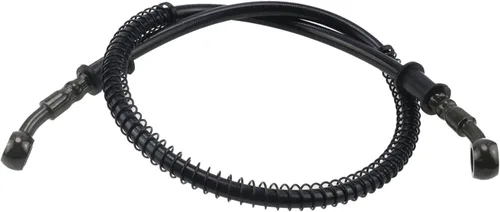 Miniatura 3 de PRO BAT Manguera de línea de freno hidráulico trenzada para scooter chino GY6, ATV, Dirt Bike, Go Kart 10mm extremos Banjo, Negro