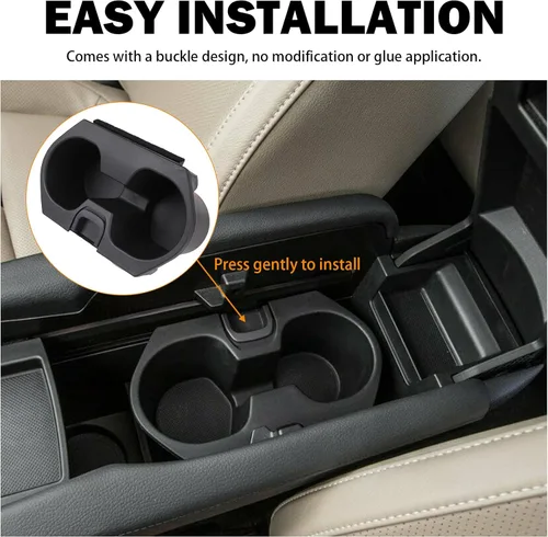 Miniatura 5 de Soporte de taza para Honda Civic Portavasos 2016 2017 2018 2019 2020 2021 Accesorios Honda Civic Lx Ex Si Sport Hatchback Consola central Soporte