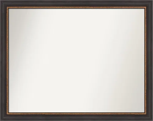 Miniatura 256 de Amanti Art Espejo de baño negro para sobre el fregadero, 23 x 23 pulgadas, espejo cuadrado negro Ashton, marco de madera tradicional mediano, se