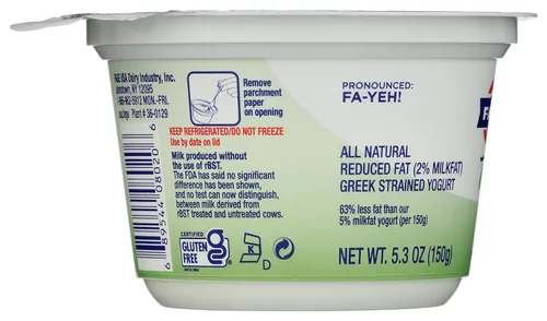 Miniatura 6 de FAGE Yogur griego total, 2% de grasa reducida, liso, 5.3 oz