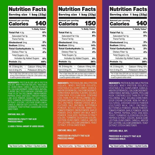 Miniatura 6 de Quest Nutrition Paquete de variedad de chips de proteína, alto contenido en proteínas, bajo en carbohidratos, 24