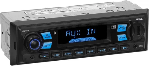 Miniatura 7 de Sound Storm Laboratories SDC26B Estéreo para automóvil - Din único, audio Bluetooth y llamadas manos libres, micrófono integrado, reproductor