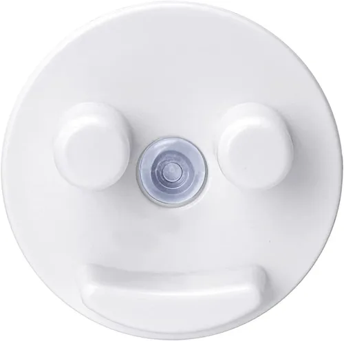 Soporte de esponja con ventosa, organizador de fregadero de cocina para esponjas redondas para sostener esponjas de sonrisa, estante autodrenante