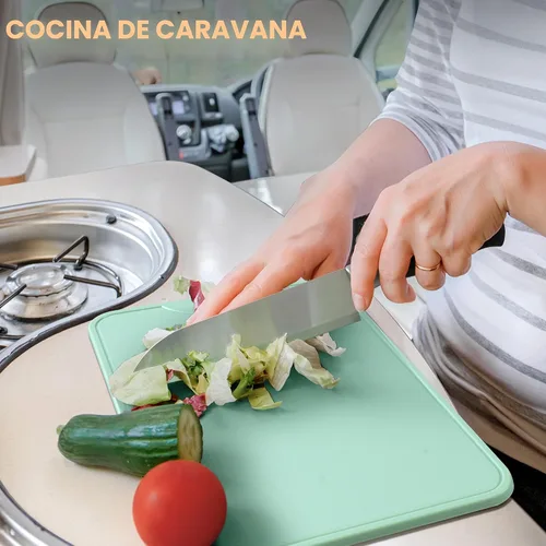 Miniatura 4 de Gaialoop Juego Portátil de Utensilios de Cocina para Acampar, Equipo de Cocina de Campamento y de Fogata, Esenciales para RV, Accesorios Imperdibles