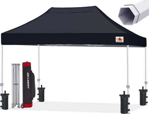 Miniatura 29 de ABCCANOPY Tienda de campaña con toldo emergente comercial 10x10 Serie Premium, Beige