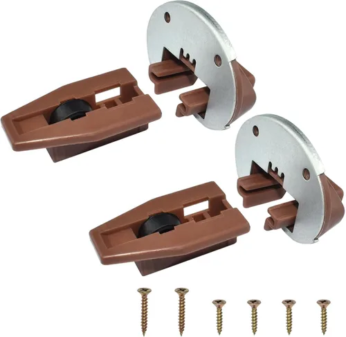 Kit de guía de cajones compatible con Kenlin Rite-Trak II Modelo #168 Kit de repuesto con respaldo de metal y rodillo para la mayoría de fabricantes