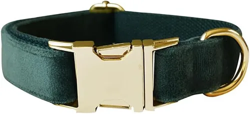 Miniatura 3 de Collar de perro con corbatín Love Dream, Collares de perro de terciopelo con hebilla de corbatín desmontable de metal, Collares de corbatín suaves
