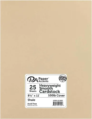 Miniatura 11 de PA Paper Accents - Cartulina suave pesada de 8.5 x 11 pulgadas, color azul, papel de cartulina de color de 111 libras para hacer tarjetas, álbumes