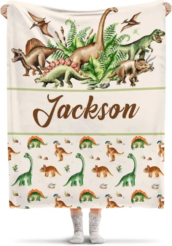 Miniatura 10 de Manta ligera de franela de dinosaurio de nuggets de pollo, regalos para niñas y mujeres en todas las estaciones, para cama, sofá, 30 x 40 pulgadas