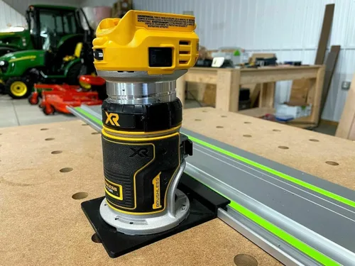 Miniatura 6 de Adaptador de riel guía ToolCurve compatible con enrutador Dewalt - Fabricado en EE. UU