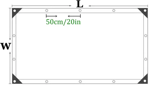 Miniatura 2 de QWEASDF Lona transparente, impermeable, lona de vinilo transparente con ojales, resistente al desgarro y al frío para plantas, invernadero, techo