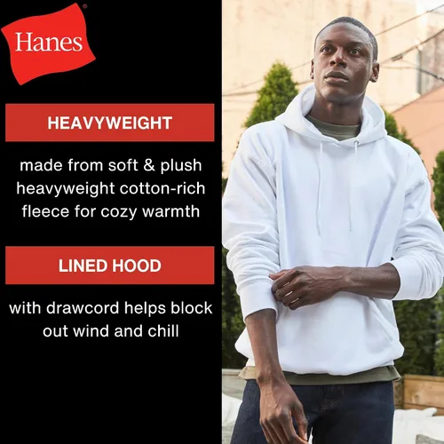 Miniatura 5 de Sudadera Hanes con capucha, de algodón de calidad, para hombre