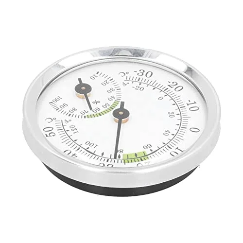 Miniatura 7 de Tipo de puntero higrómetro del termómetro del dial para el control de la humedad de la temperatura interior del invernadero del refrigerador