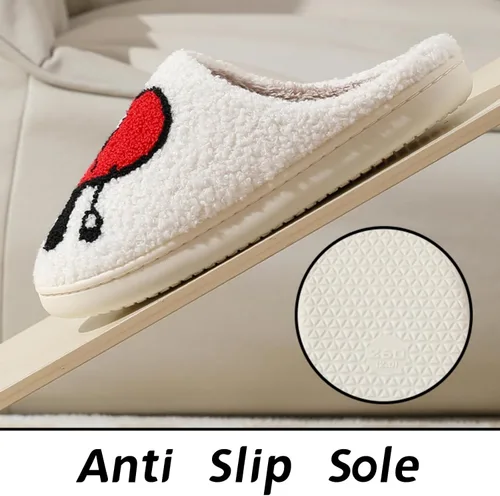 Miniatura 4 de LEZIRTOI Bad Cute Bunny Slippers For Women Men Couple Casual Shoes Cartoon Plush Indoor Outdoor Slipper Winter Love Pattern Slippers House Slippers