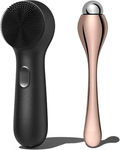 Miniatura 10 de Cepillo Exfoliante Facial de Silicona, NågraCoola CLIE 2.0 Cepillo de Limpieza Facial, Recargable, Impermeable, Cepillo Exfoliante Facial para Avena
