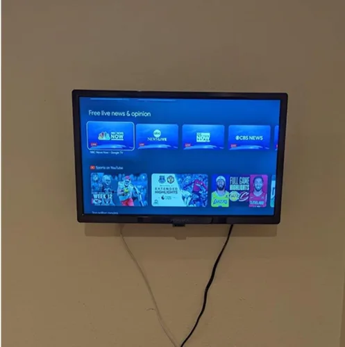 Miniatura 5 de Soporte de pared para monitor para la mayoría de televisores de 14 a 24 pulgadas, universal, de perfil bajo, soporte de pared VESA de hasta 3.937 x