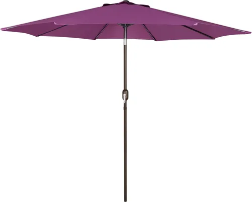 Miniatura 30 de Blissun - Sombrilla de aluminio para patio al aire libre de 9 pies, sombrilla de mesa para exteriores, sombrilla de jardín, sombrilla de mercado