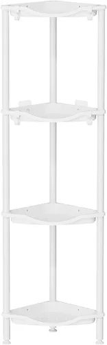 Miniatura 10 de Lifewit Estante de Ducha de 3 Niveles de Pie Esquinero, Estante Organizador de Baño de Plástico para Almacenamiento de Champú, Jabón Corporal, Negro