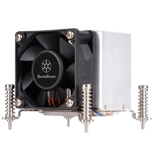 SilverStone Technology AR09-115XS 2U Servidor de montaje en bastidor/pequeño factor de forma Intel CPU Cooler con soporte de tornillo,
