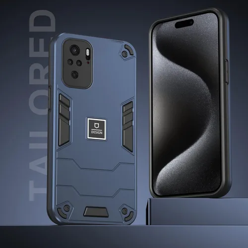 Miniatura 2 de Funda de teléfono compatible con Xiaomi Poco M5s 4G, compatible con Xiaomi Redmi Note 10 4G/Note 10S 4G M2101K7BG/BI Funda protectora de doble capa