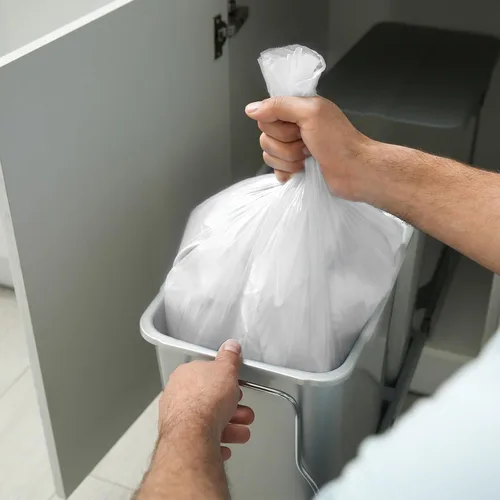 Miniatura 7 de 200 bolsas trituradoras a granel, uso para trituradoras pequeñas, medianas y grandes, calidad, fuertes, transparentes, se adapta a la mayoría
