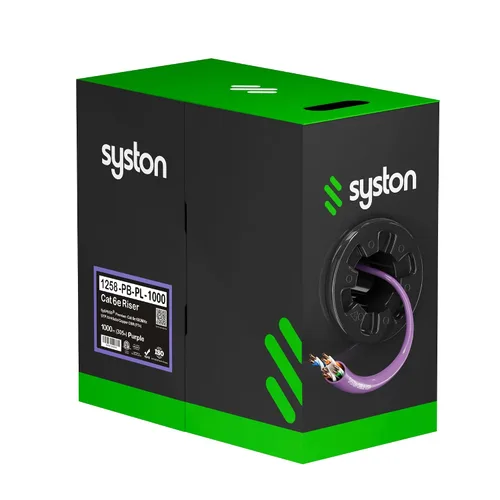 Miniatura 49 de Syston Cable Technology Cable de Internet Ethernet Cat6e – 10 pies, 600 MHz 23AWG de alambre de cobre sólido desnudo apto
