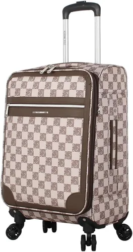 Miniatura 89 de Steve Madden Equipaje de diseñador, Chalet Gris Claro, Juego de maleta giratoria ligera expandible de 3 piezas - Juego de viaje