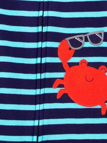 Miniatura 54 de Simple Joys by Carter's Pijama de algodón sin pies de ajuste cómodo para niños (3 unidades)