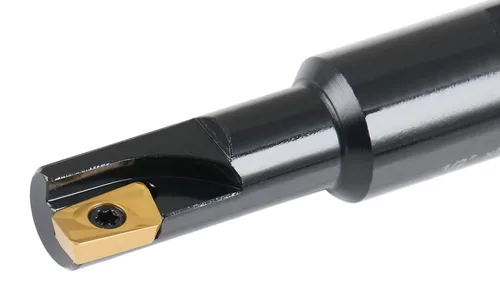 Miniatura 4 de Accusize Industrial Tools Molino de extremo indexable de hombro cuadrado de 90 grados de 1/2 '' con insertos de carburo Apkt11T3, 0056-0913