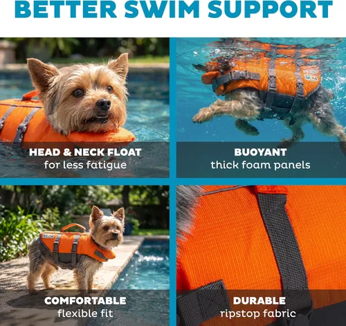 Miniatura 4 de Outward Hound - Chaqueta salvavidas para perros