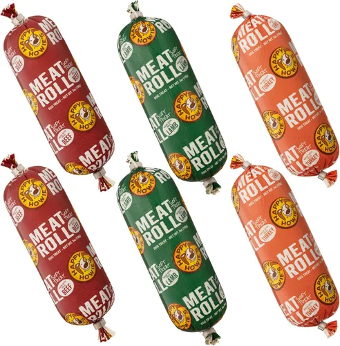 Happy Howie's Rollo de Carne Suave para Premios – Rollos de Comida Suave para Perros, Ingredientes Naturales, para Todos los Perros, Hecho en
